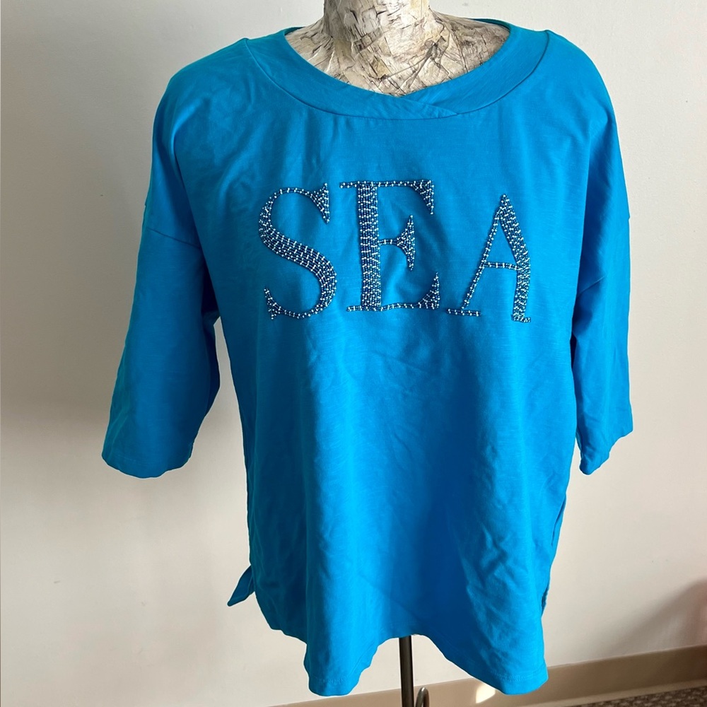 #58 XL Olsen sea top